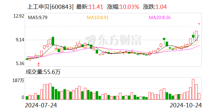 真爱美家录得10天6板