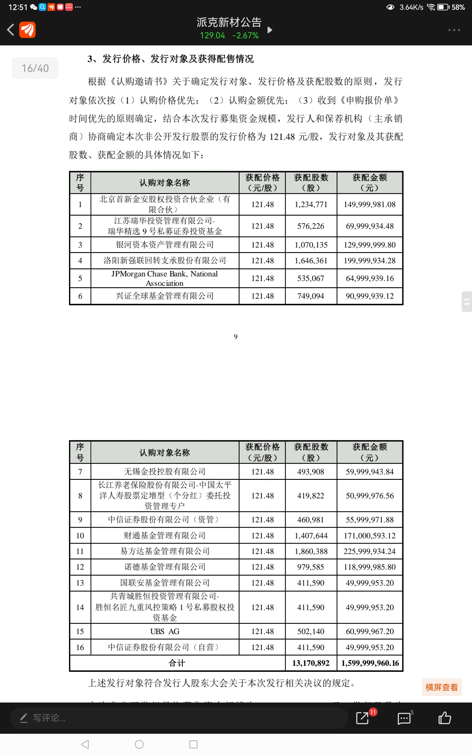派克新材(605123.SH)：拟将相关项目变更为“航空航天新能源用特种合金精密环形锻件配套智能产线建设项目”