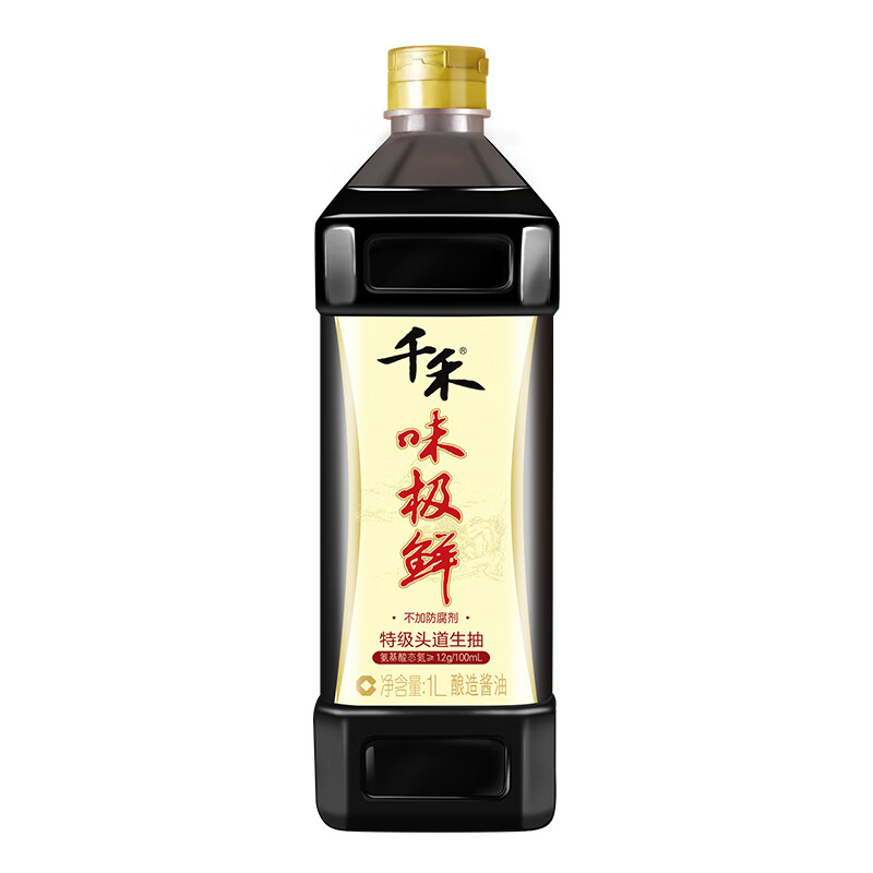 千禾味业获得外观设计专利授权：“包装瓶（千禾-生老抽酱油-01）”