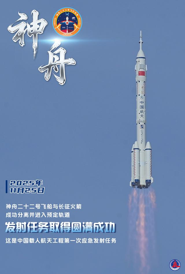 新华社快讯：神舟二十三号载人飞船发射取得圆满成功