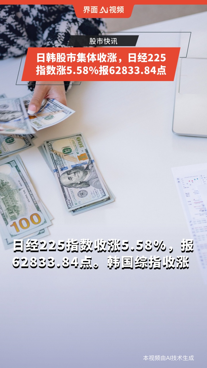 日经225指数收涨2.87%