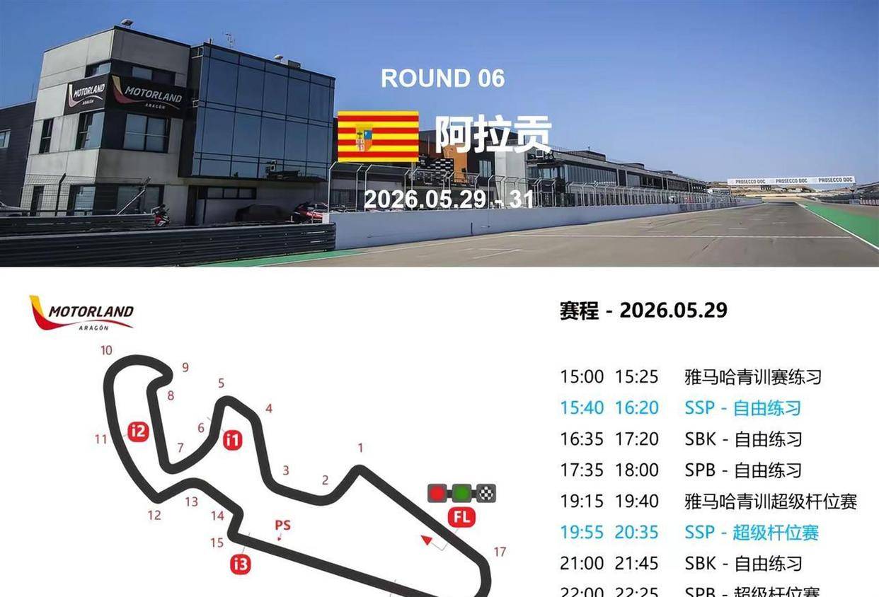 WSBK阿拉贡站第一回合，冠军车手德比斯排名第八，张雪现身中超渝京大战，现场万人高呼“张雪雄起”